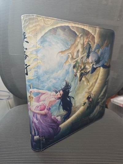 玩卡战线超级大甩拍第17期（好物、稀缺、镇册之宝） 高端定制-武侠卡册，D环，高端拼接款