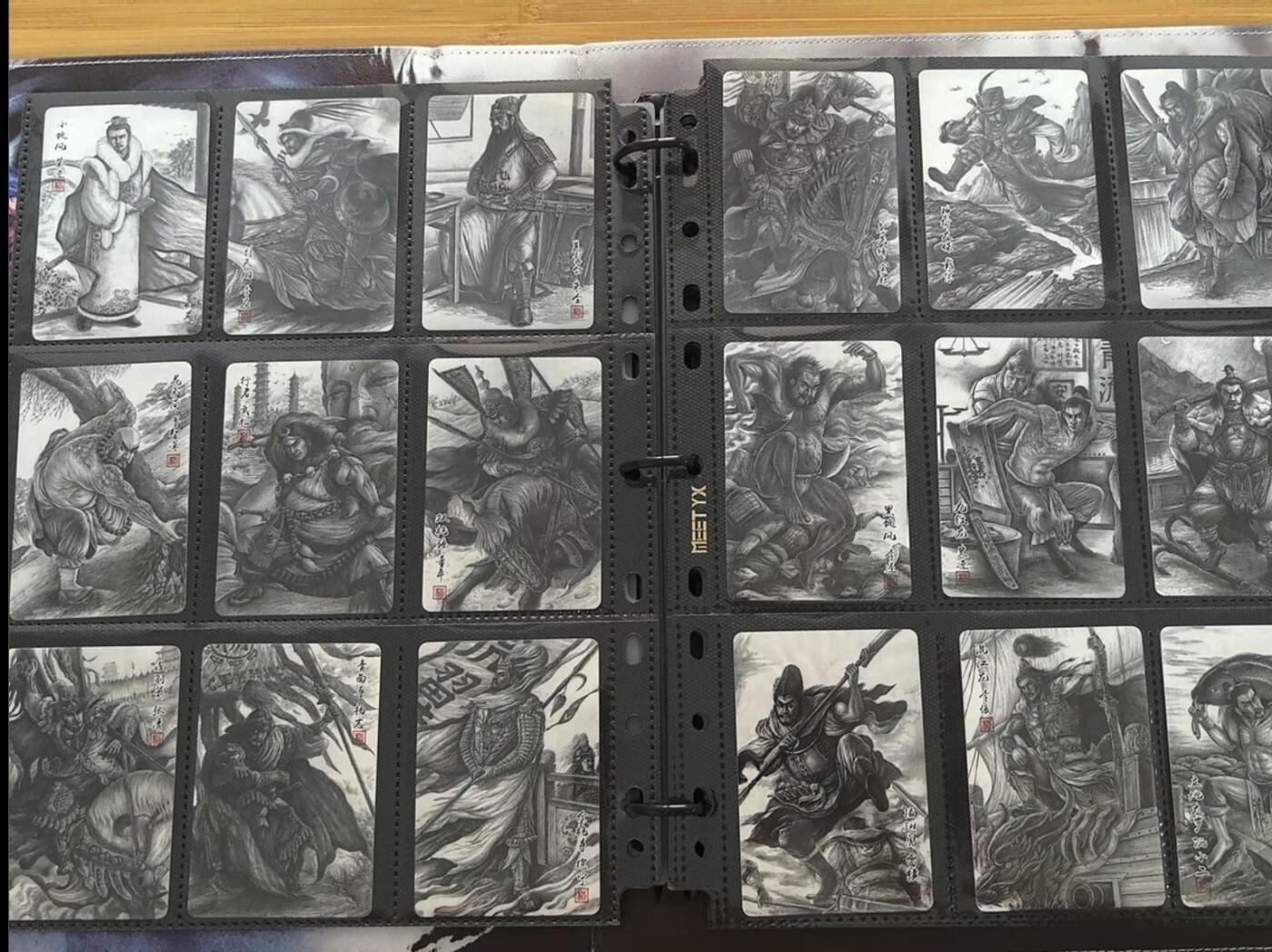 阳大大卡牌超级大甩拍第26期（固定周五晚上八点截拍，持续收拍品，进群福利早知道） 【套卡】青流水浒 墨稿全套 存世量很少 稀缺收藏品