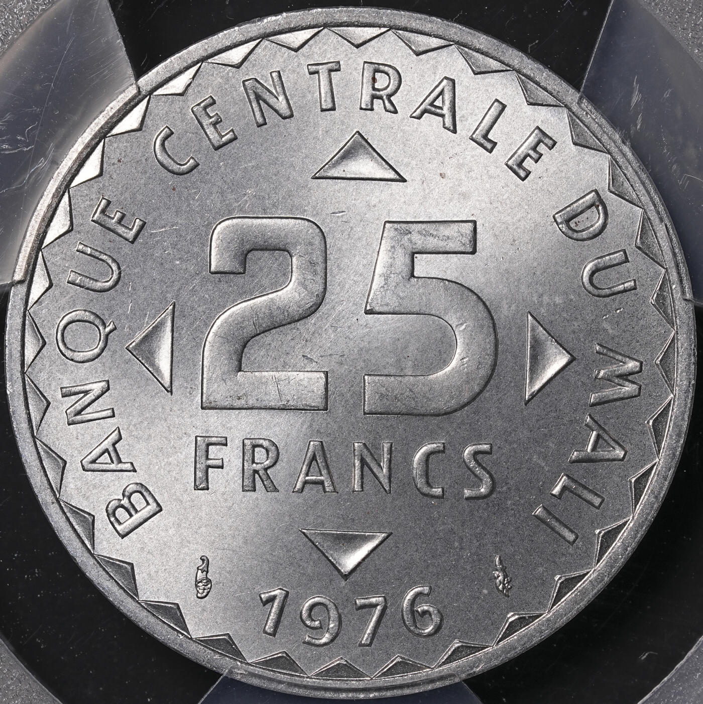 修遠堂世界钱币第四十七期 全场包邮 PCGS SP67 1976年马里25法郎样币 ESSAI