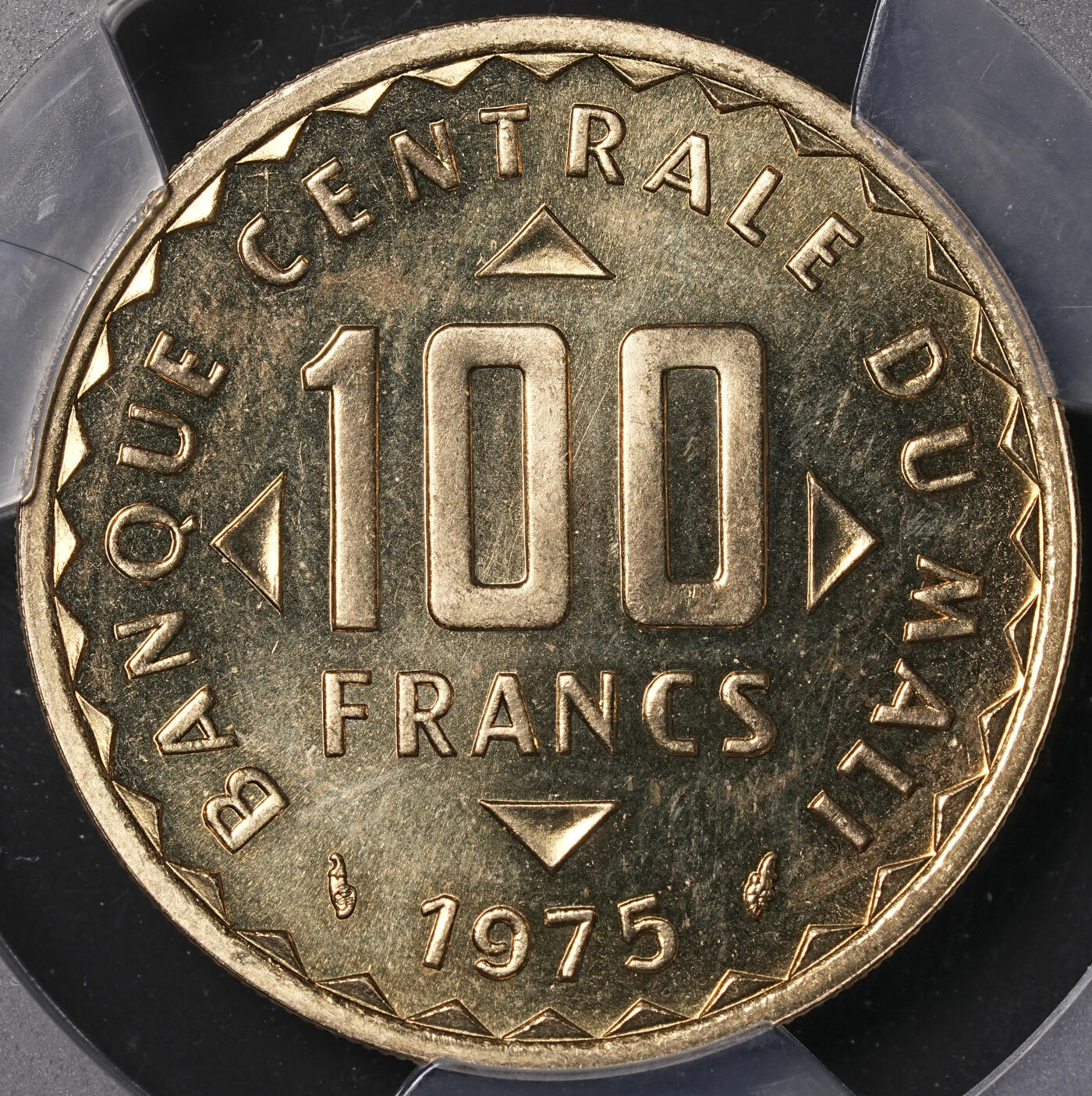 修遠堂世界钱币第四十七期 全场包邮 PCGS SP67 1975年马里100法郎样币 ESSAI