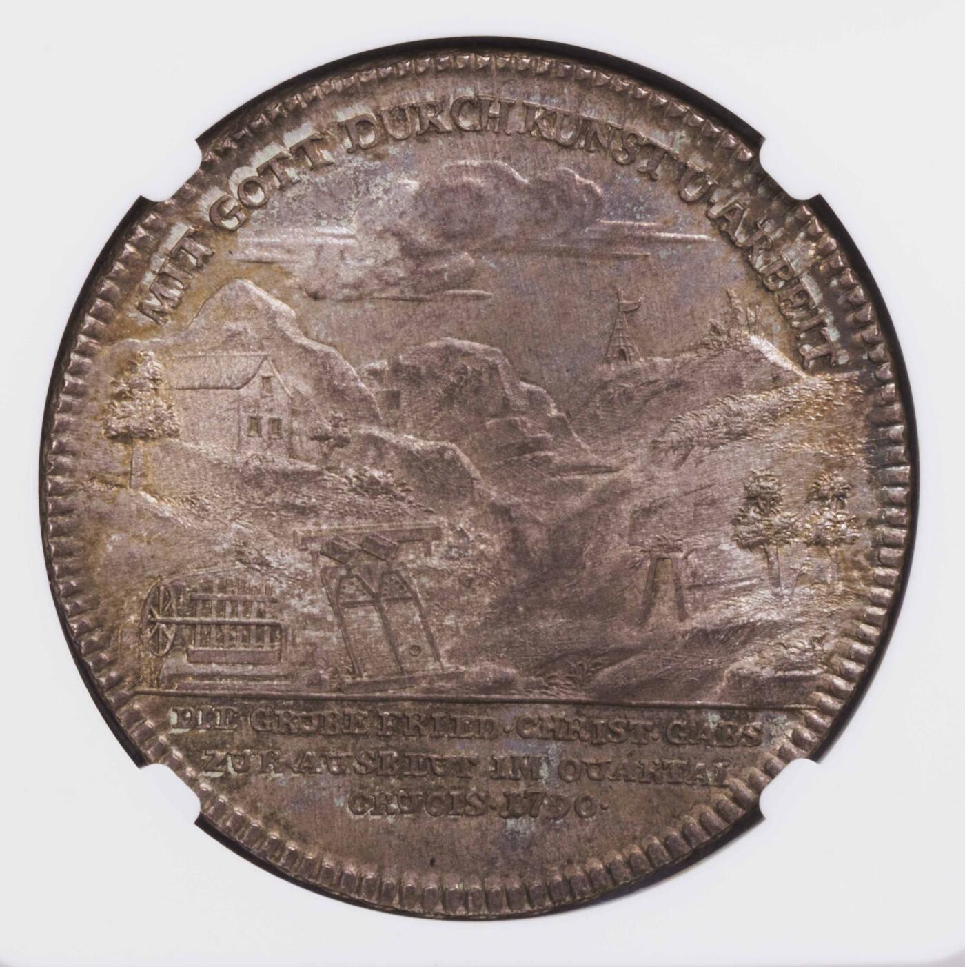 NGC-MS66+ 1790福斯滕堡矿业泰勒 罕见无敌品