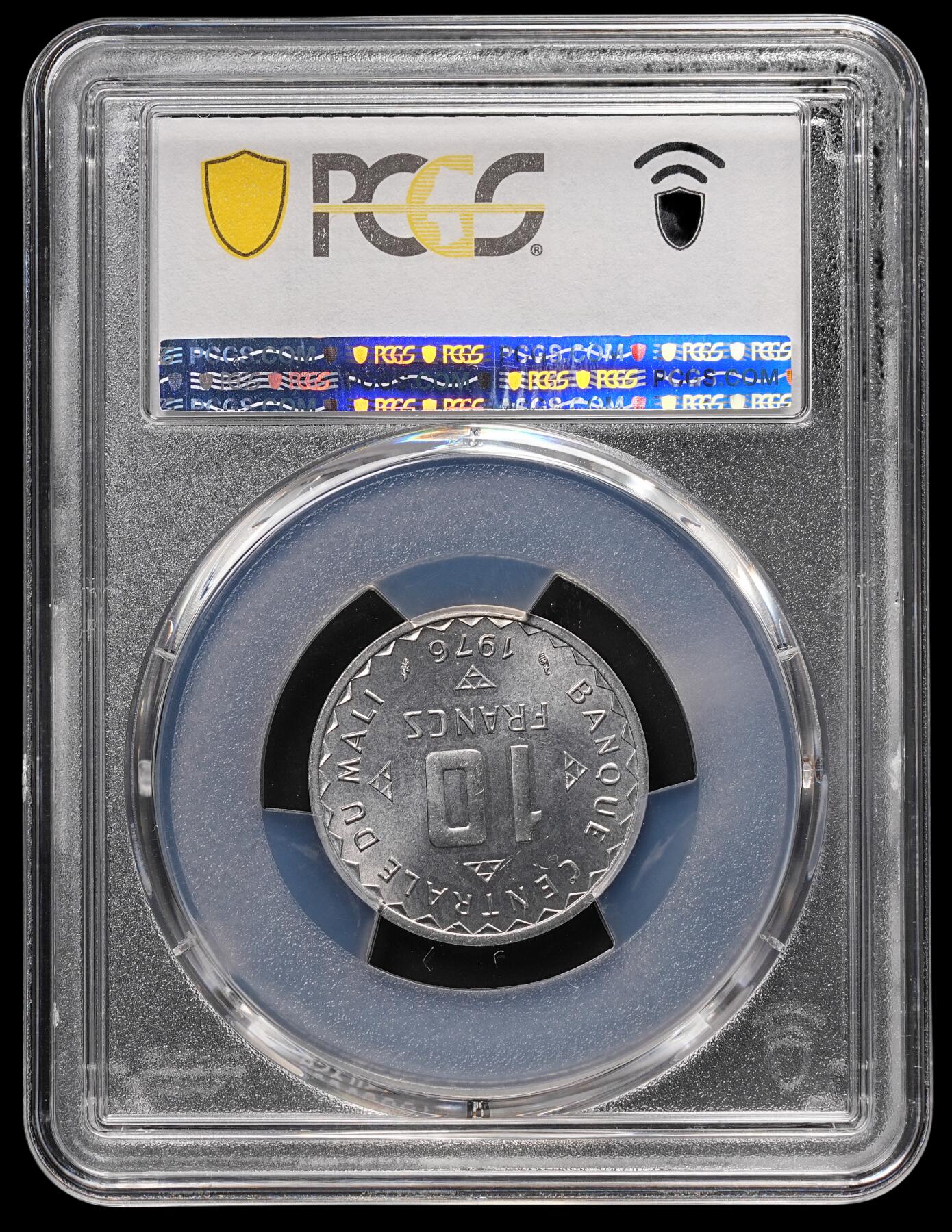 修遠堂世界钱币第四十七期 全场包邮 PCGS SP66 1976年马里10法郎样币 ESSAI