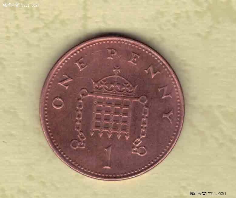 英国1998年1便士 欧洲硬币 实物如图