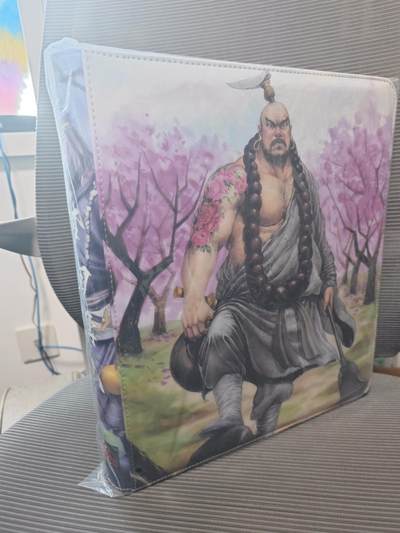 玩卡战线超级大甩拍第17期（好物、稀缺、镇册之宝） 高端定制-梦回梁山水浒卡册，D环，高端拼接款