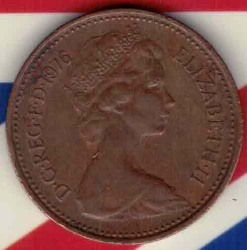 英国1976年1便士 欧洲硬币 实物如图