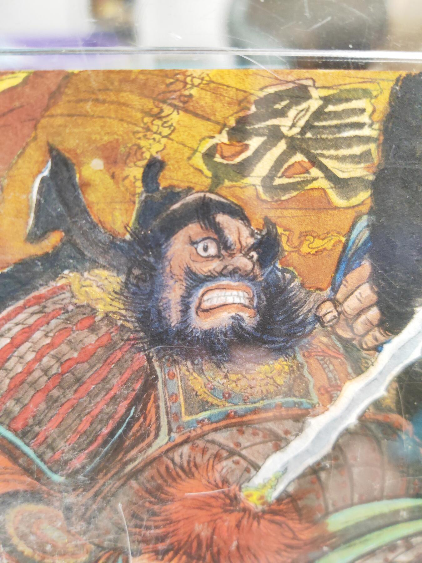 阳大大卡牌超级大甩拍第26期（固定周五晚上八点截拍，持续收拍品，进群福利早知道） 【手绘卡】昆仑万象 顶流画师 权迎东 三国五虎上将 张飞 大卡尺寸 可遇不可求的精品 权老师巅峰之作