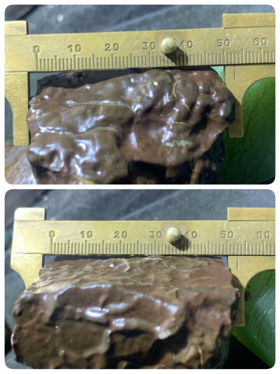 精美新疆风化，龟裂纹泥石原石把件（镇纸，摆件） 一块