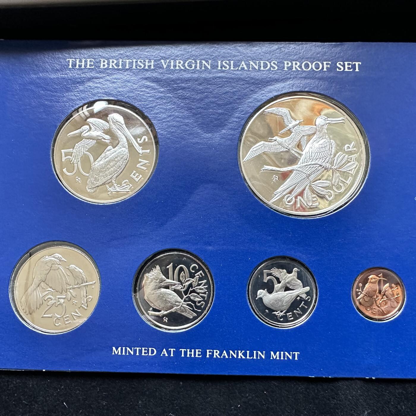 🌹外币初藏🌹🐯第100场 感谢诸友支持捧场！本期全场包邮！ 维尔京群岛1976年六枚套