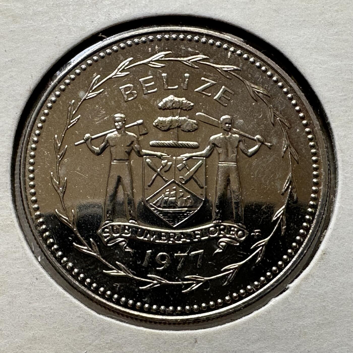 🌹外币初藏🌹🐯第100场 感谢诸友支持捧场！本期全场包邮！ 伯利兹1977年50分