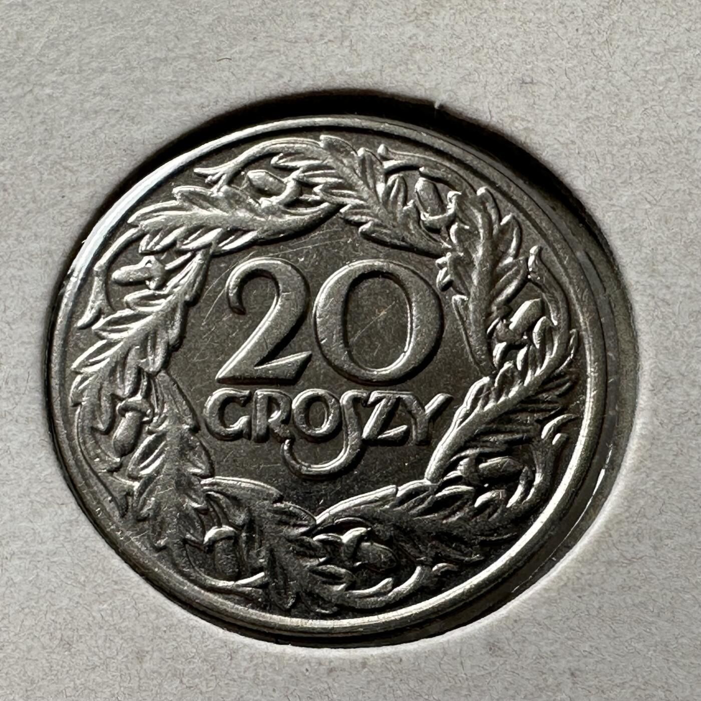 🌹外币初藏🌹🐯第100场 感谢诸友支持捧场！本期全场包邮！ 波兰1923年20格罗申