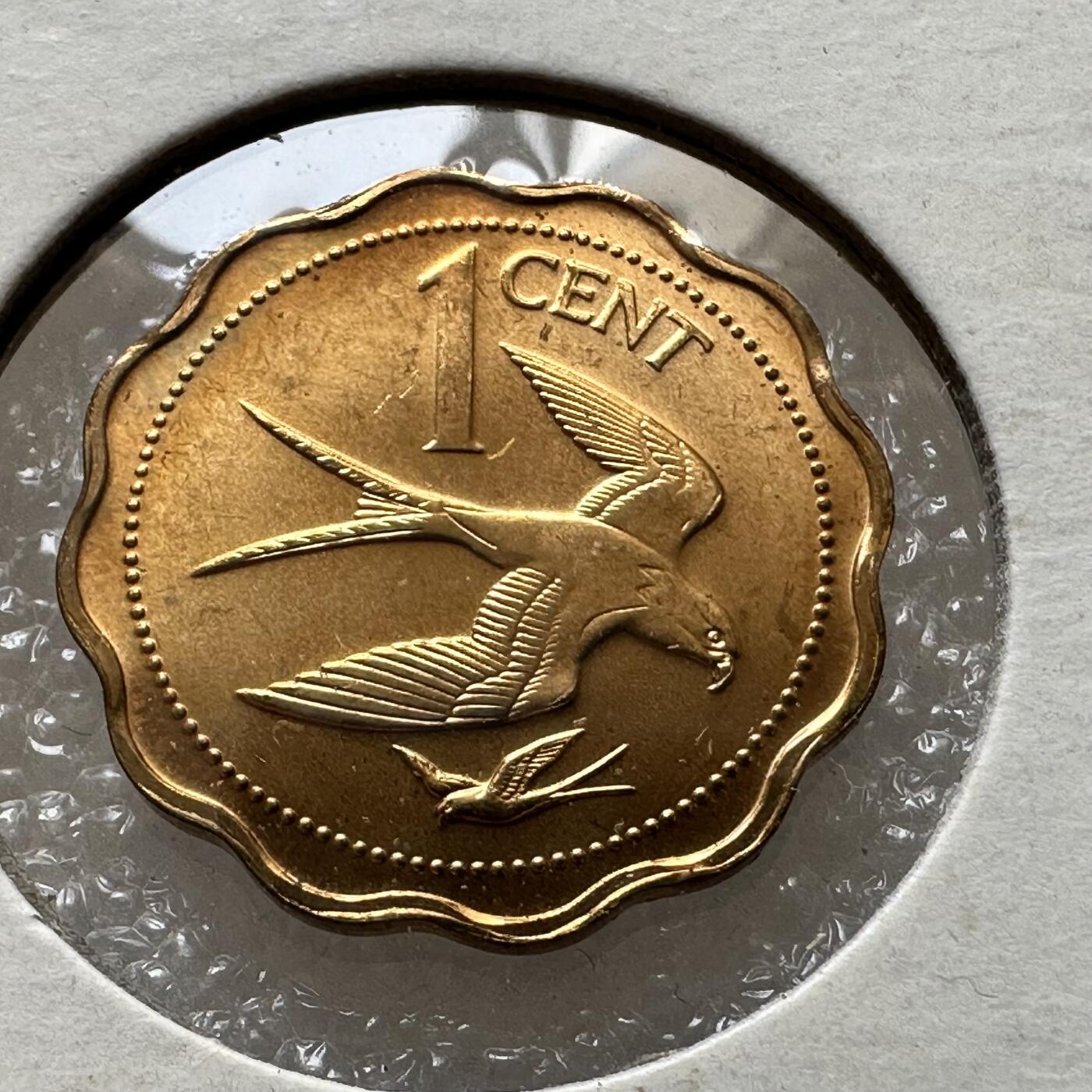 🌹外币初藏🌹🐯第100场 感谢诸友支持捧场！本期全场包邮！ 伯利兹1976年一分