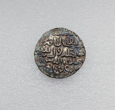 瓶子🏺第167期拍卖会 - 孟加拉苏丹国1529年1天罡银币   NUSRAT SHAH(1519-1532)在位时铸造  印度邦国银币  少见打制银币