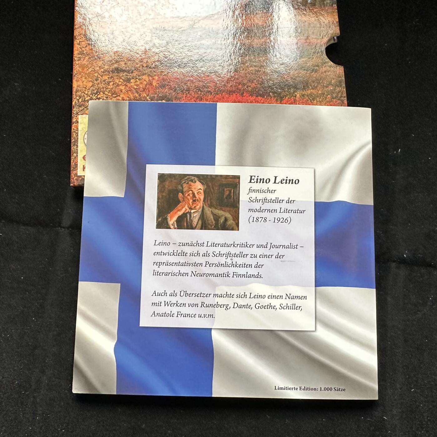 🌹外币初藏🌹🐯第100场 感谢诸友支持捧场！本期全场包邮！ 芬兰2016年纪念版欧元套币 发行1000册