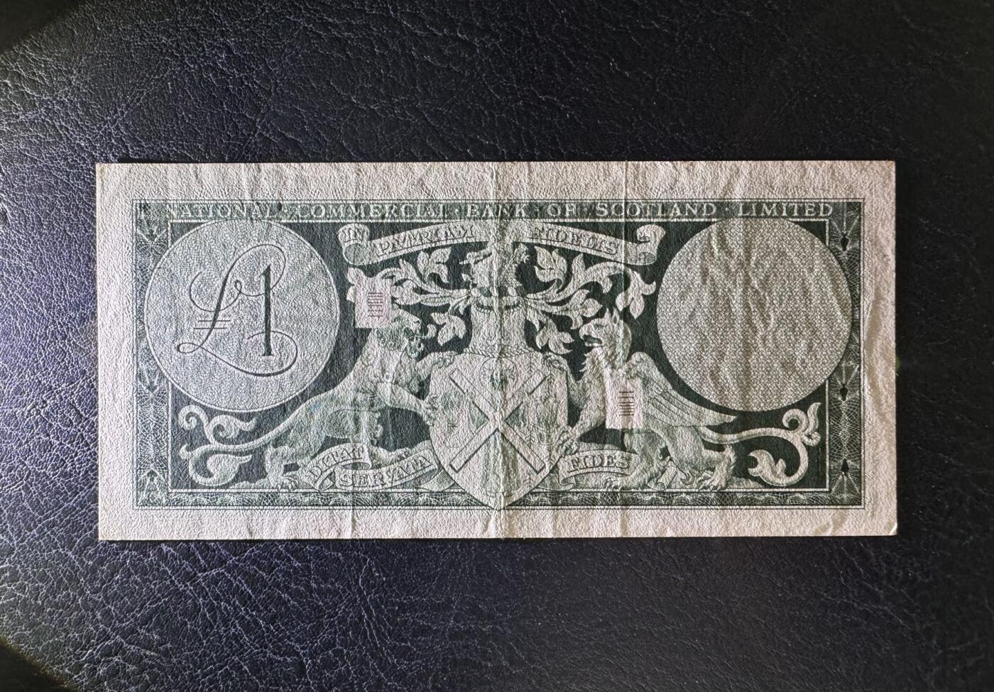 收藏联盟Quantum Auction 第392期拍卖  苏格兰商业银行1967年1镑 非全新 品相如图
