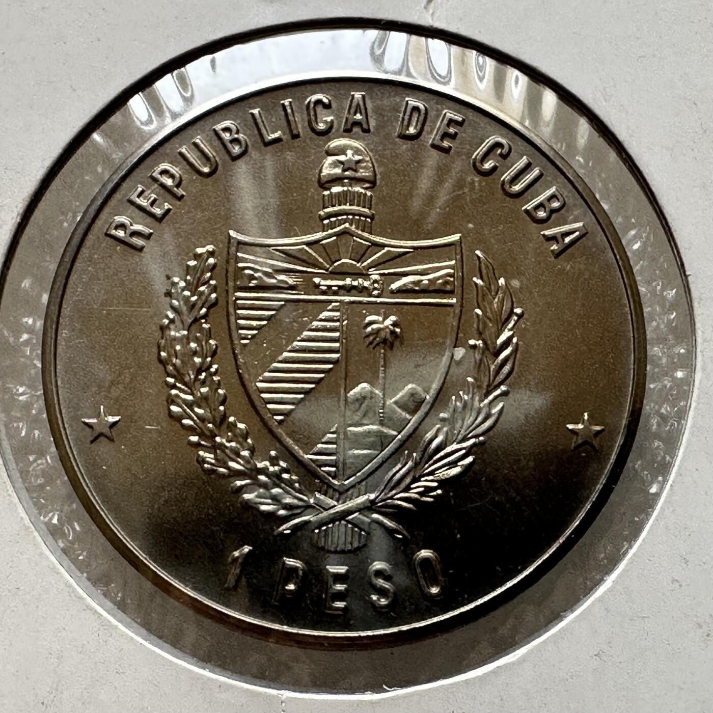 🌹外币初藏🌹🐯第100场 感谢诸友支持捧场！本期全场包邮！ 古巴1983年龙虾一比索