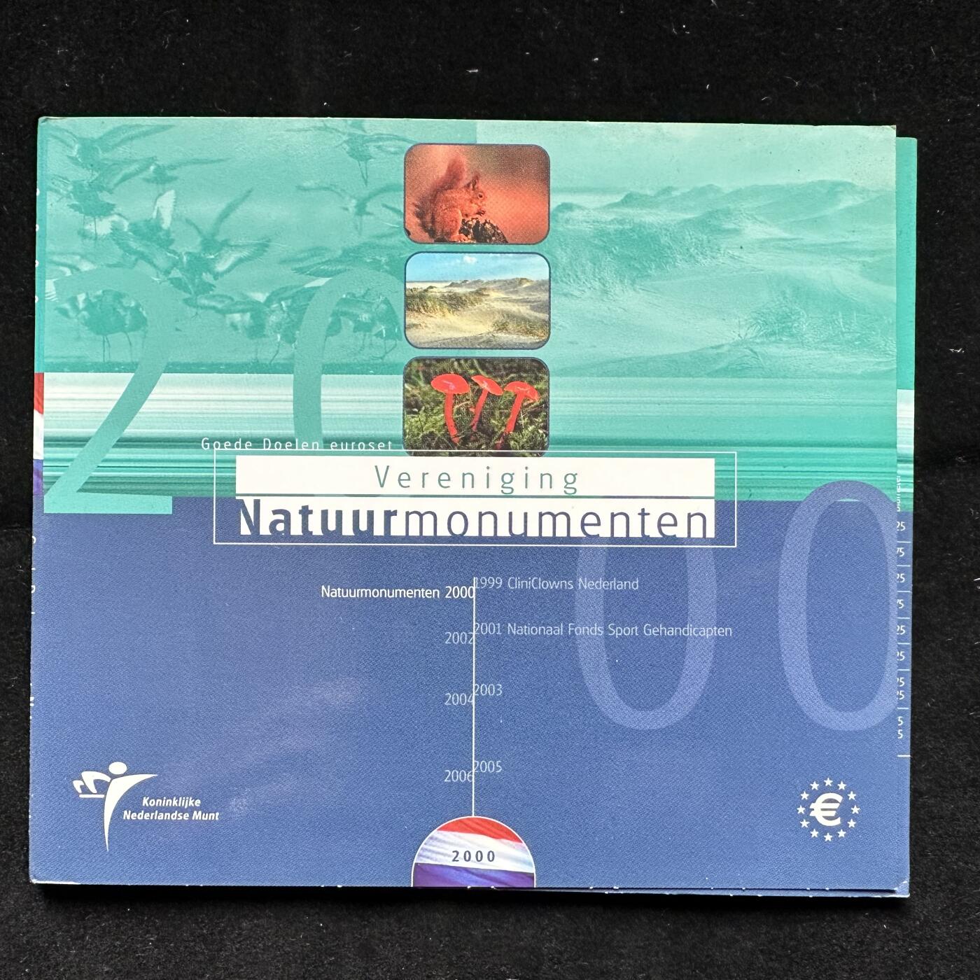 🌹外币初藏🌹🐯第100场 感谢诸友支持捧场！本期全场包邮！ 荷兰2000年先驱版欧元套币 欧元正式发行于2002年