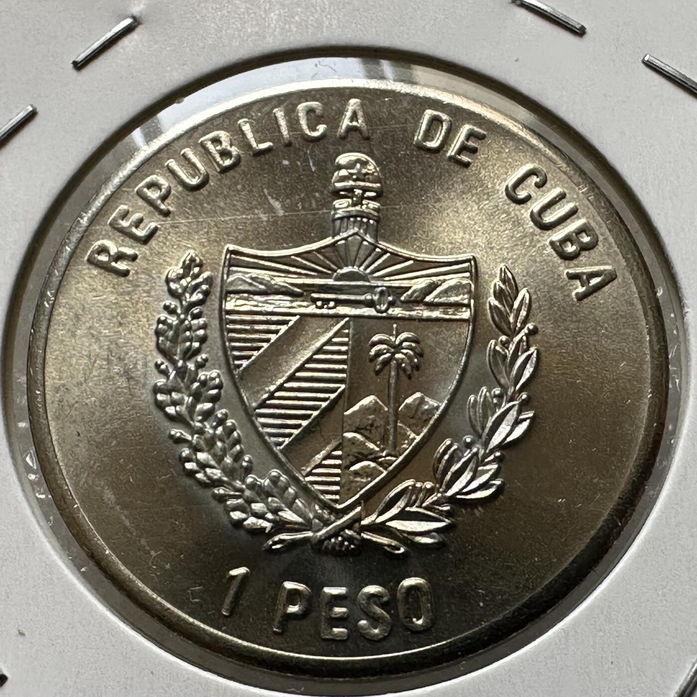 🌹外币初藏🌹🐯第100场 感谢诸友支持捧场！本期全场包邮！ 古巴1995年加勒比海盗一比索