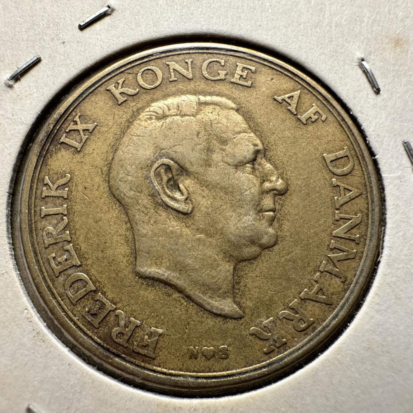 🌹外币初藏🌹🐯第100场 感谢诸友支持捧场！本期全场包邮！ 丹麦1954年二克朗