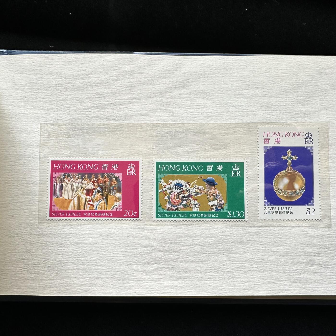 🌹外币初藏🌹🐯第100场 感谢诸友支持捧场！本期全场包邮！ 1977年女王银禧英联邦纪念邮票全册 像一本书应该所有英联邦的都在了