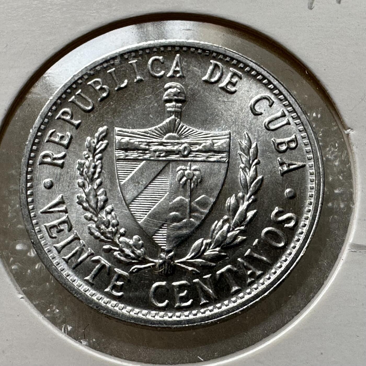 🌹外币初藏🌹🐯第100场 感谢诸友支持捧场！本期全场包邮！ 古巴1972年20分