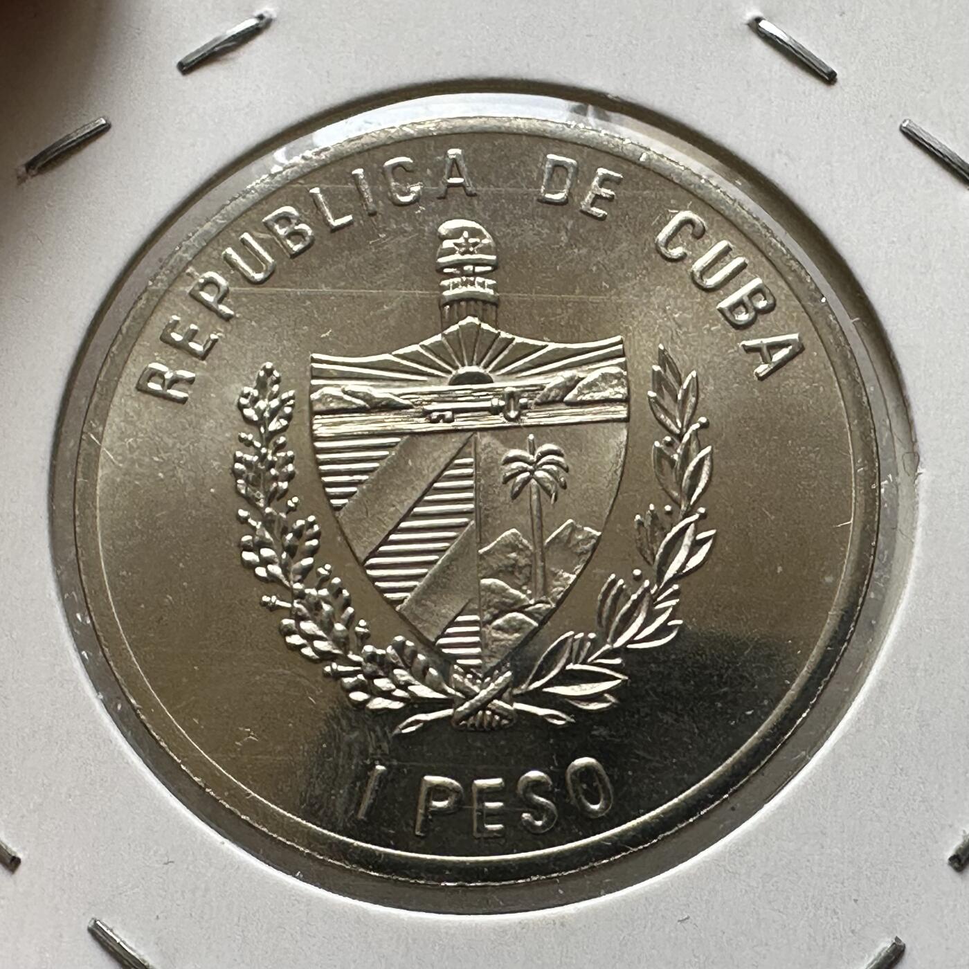 🌹外币初藏🌹🐯第100场 感谢诸友支持捧场！本期全场包邮！ 古巴1995年加勒比海盗一比索