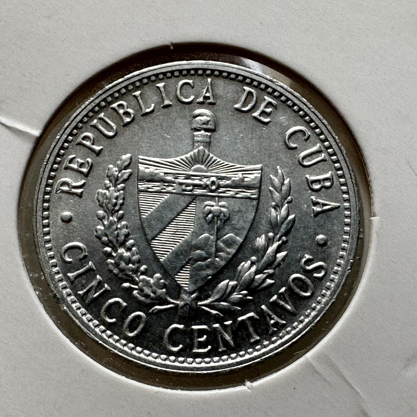 🌹外币初藏🌹🐯第100场 感谢诸友支持捧场！本期全场包邮！ 古巴1971年五分