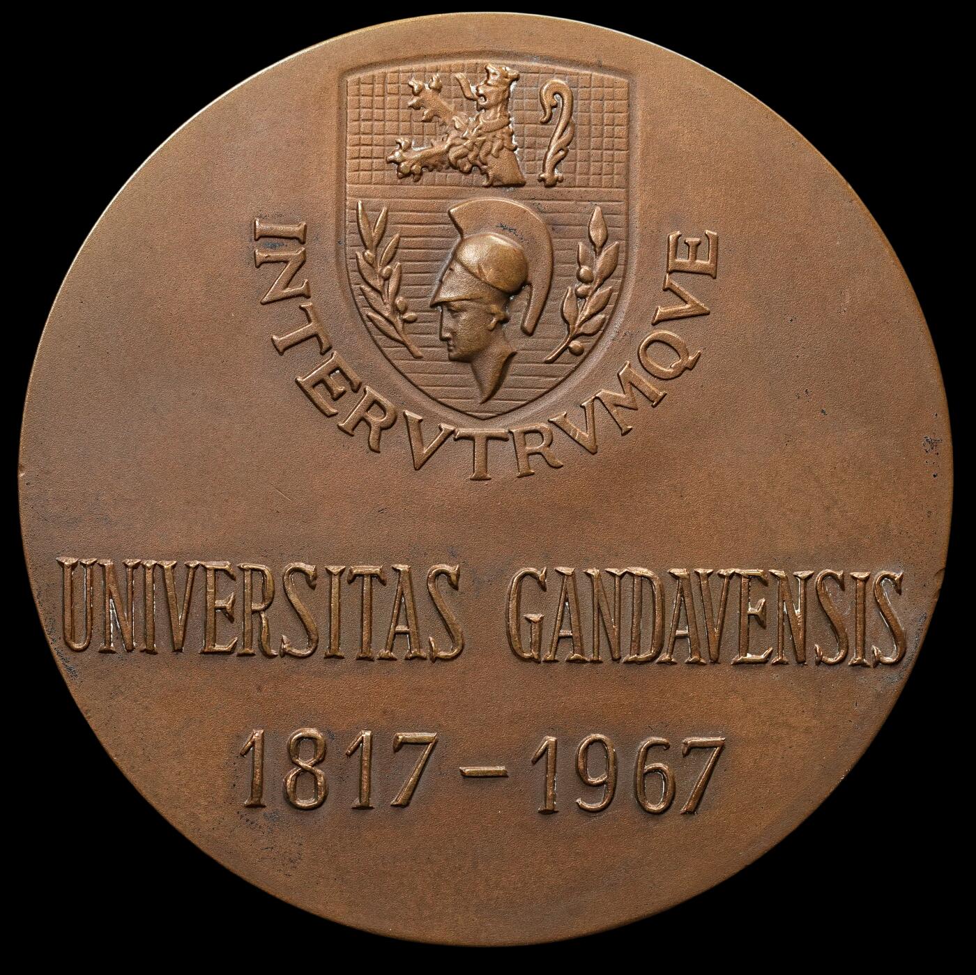 修遠堂世界钱币第四十七期 全场包邮 1967年比利时大铜章 80mm，205g