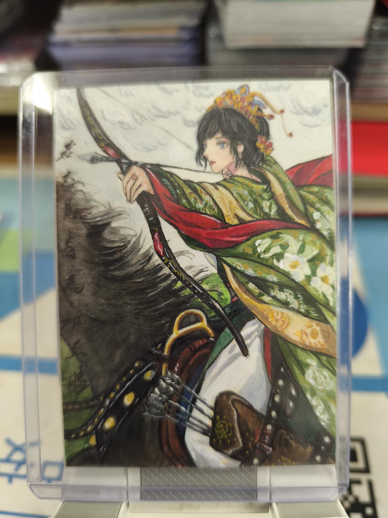 妖精的尾巴卡牌拍卖《庆贺卡萃卡牌》第三十期 手绘卡-画师:伊瓦