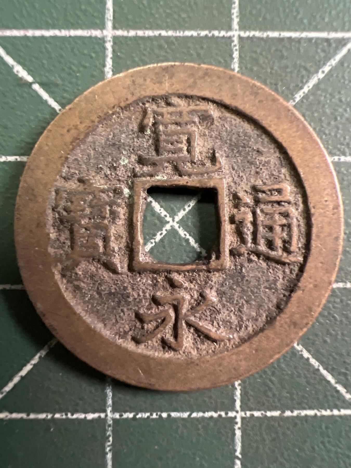 第817期  硬币专场 （无押金，捡漏，全场50包邮，偏远地区除外，接收代拍业务，本店十天发一次货） 宽永通宝背字文