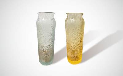 上海拍卖行2024年秋季拍卖会-西洋家具及装饰艺术品 - 法国LALIQUE Bougain Villier系列雕花水晶花瓶
(H:17.5cm)