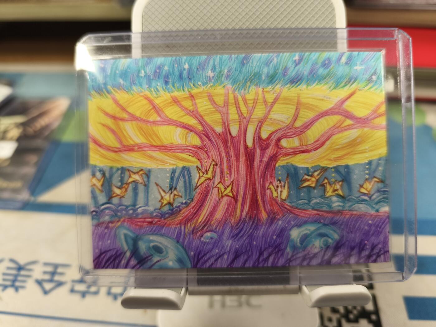 妖精的尾巴卡牌拍卖《庆贺卡萃卡牌》第三十期 手绘卡-画师:十五