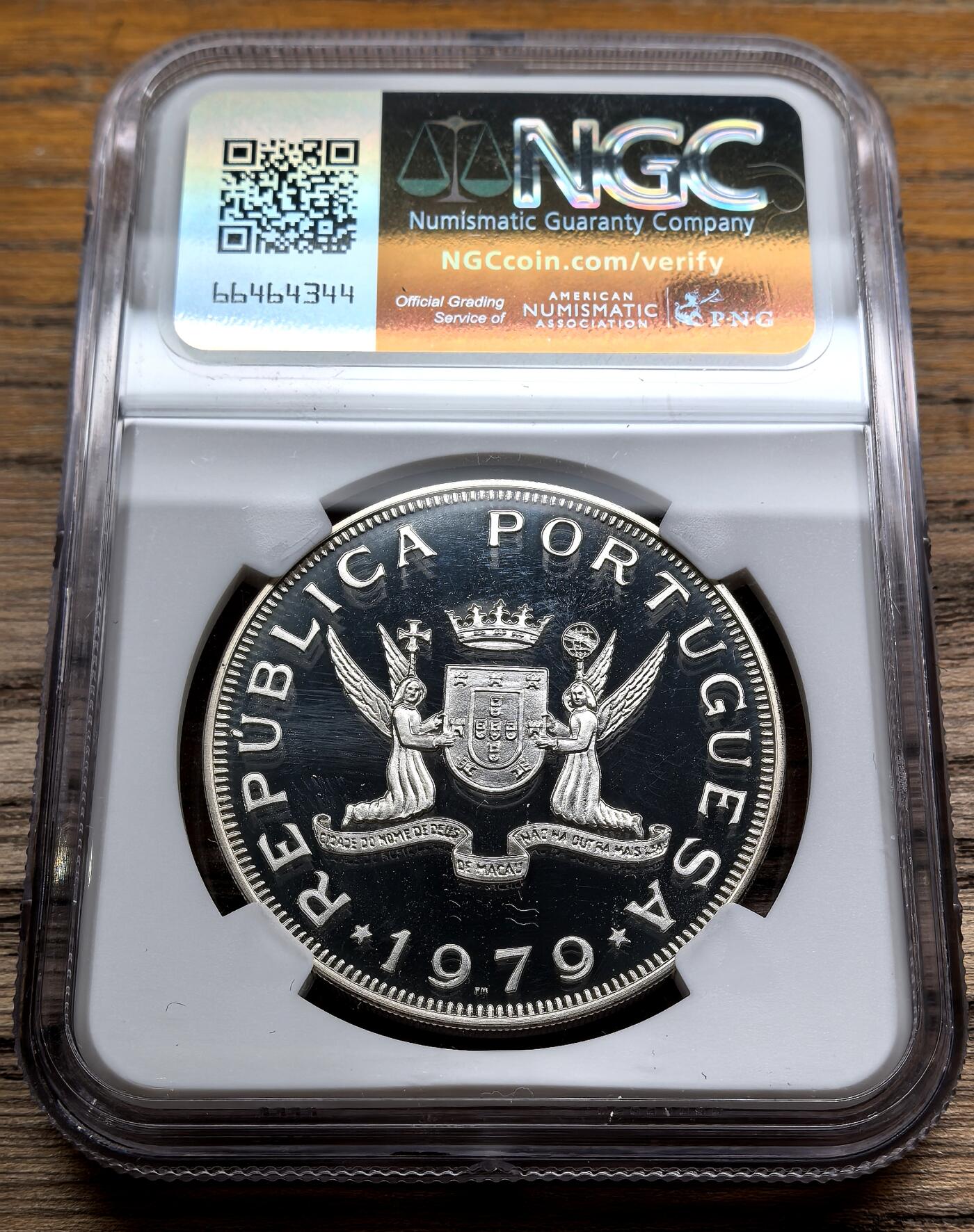凡希社世界钱币微拍第二百九十期 1979中国澳门己未羊年100元大银NGC-PF68UC