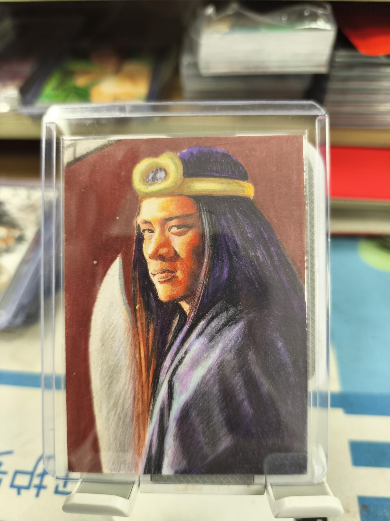 妖精的尾巴卡牌拍卖《庆贺卡萃卡牌》第三十期 手绘卡-写实-武松-画师:老猫