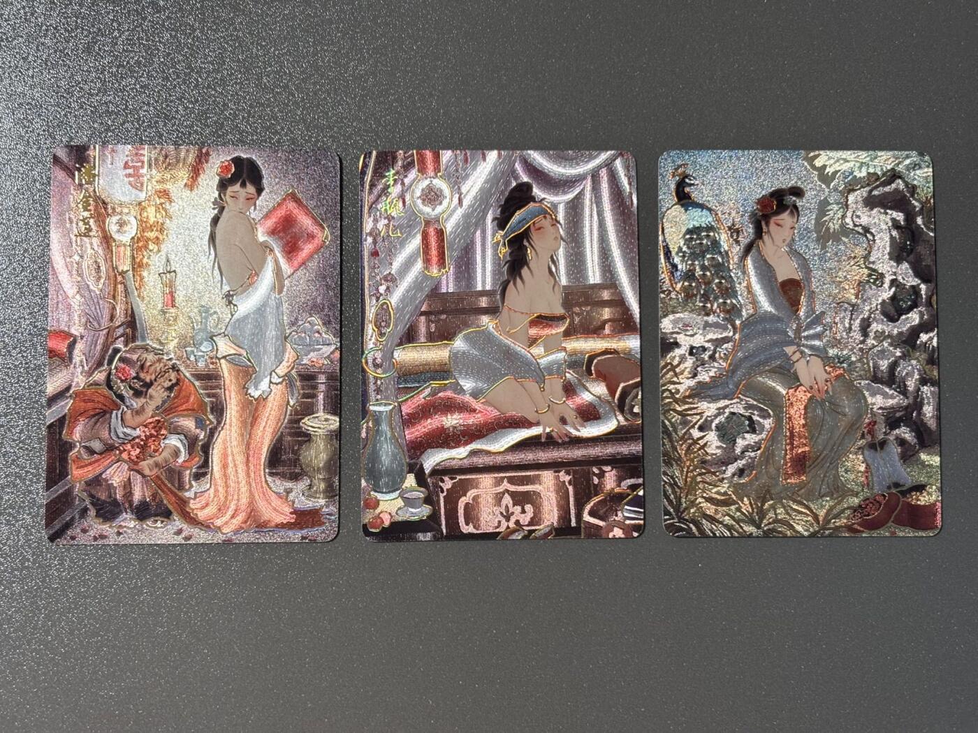 浪漫的开始 小王子精品卡牌拍卖第一场 燎原水浒最终弹三套all in独享特卡 彫仙金瓶梅三张 冷烫粗闪