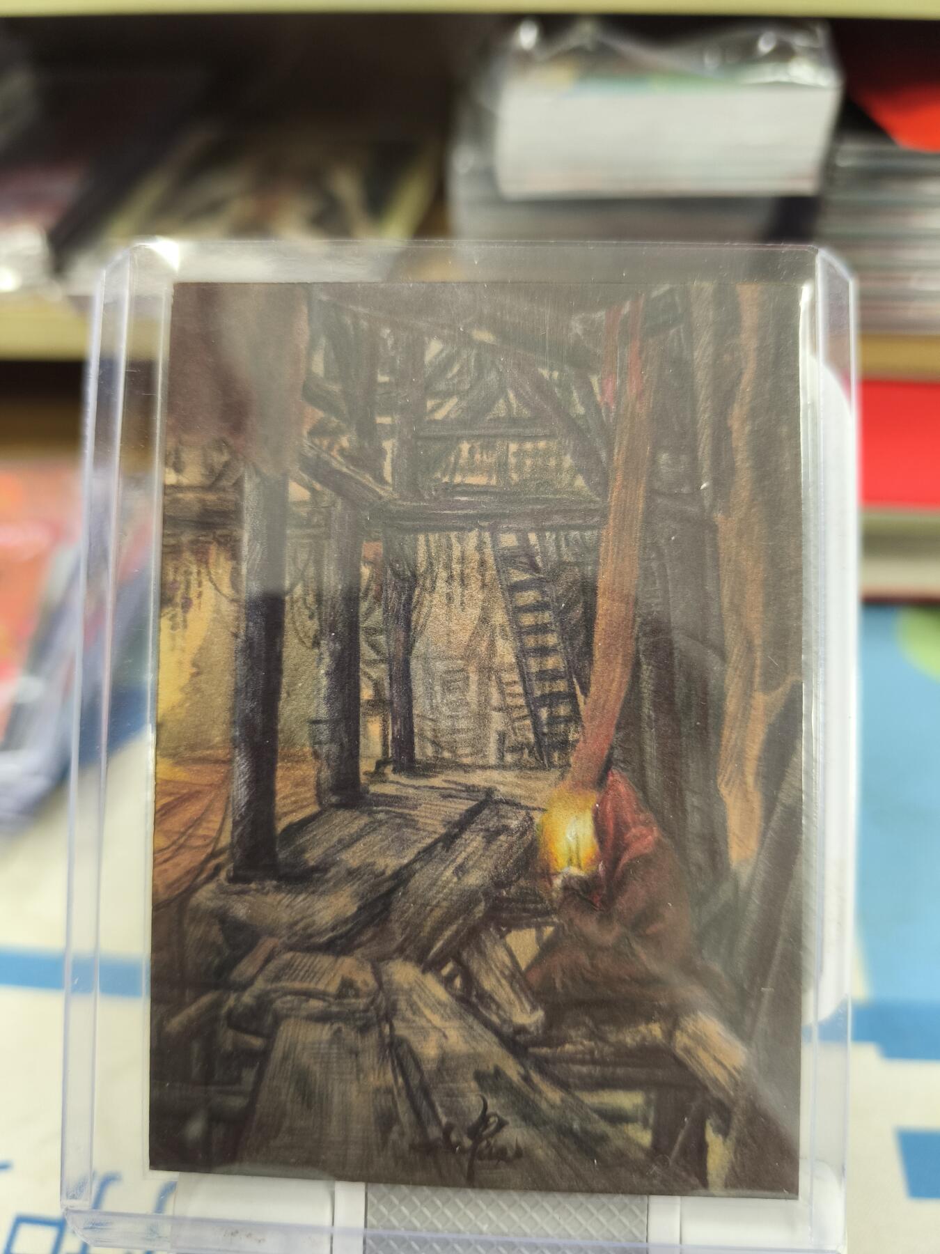 妖精的尾巴卡牌拍卖《庆贺卡萃卡牌》第三十期 手绘卡-画师:π麟