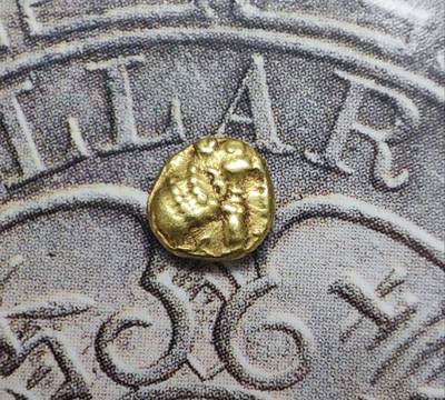 梧彩钱庄捡漏拍11月 - 印度大象金币 0.3克