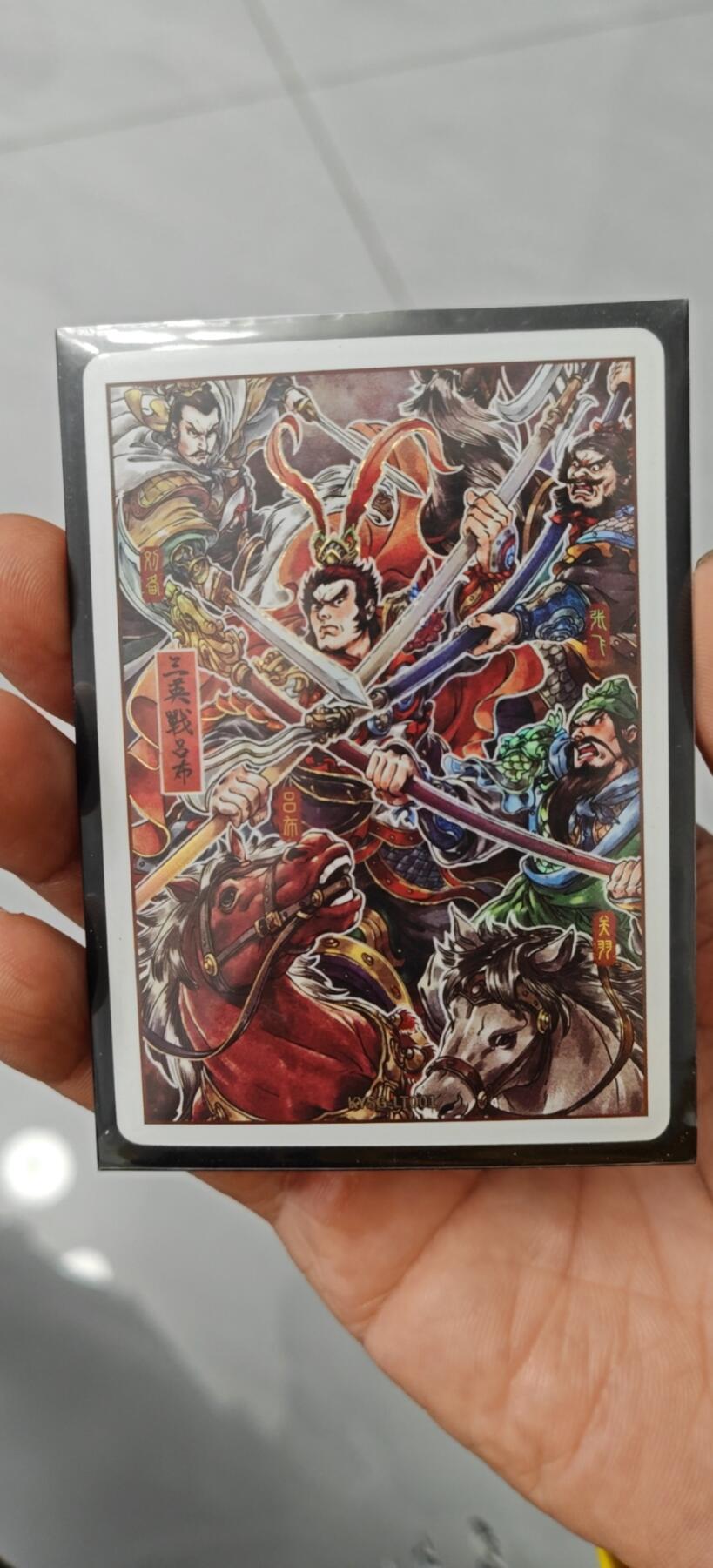 冬至到来，热辣滚烫，卡游三国精画专场预热中，一大波即将来袭 卡游三国绿背特卡三英战吕布