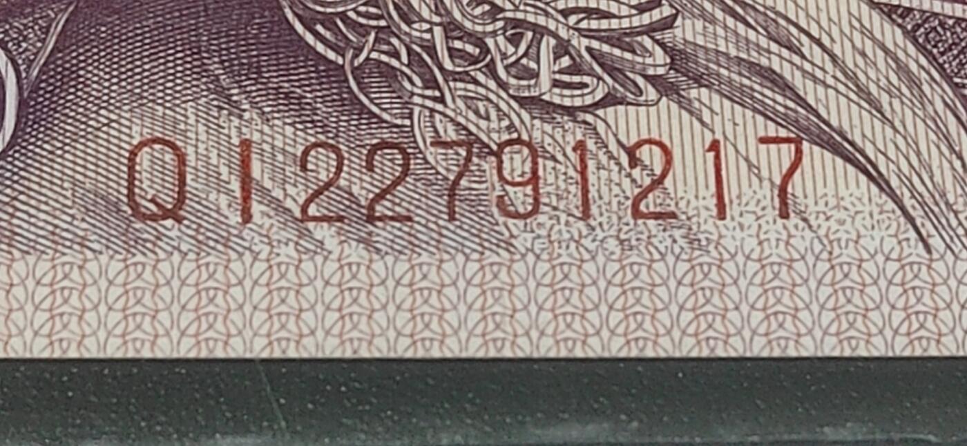 各种纸币拍场！ 钱坤评级—8005—QI22791217 帝王金、西阳双蝶、星语心愿，明黄，十二色之一！非常难得！