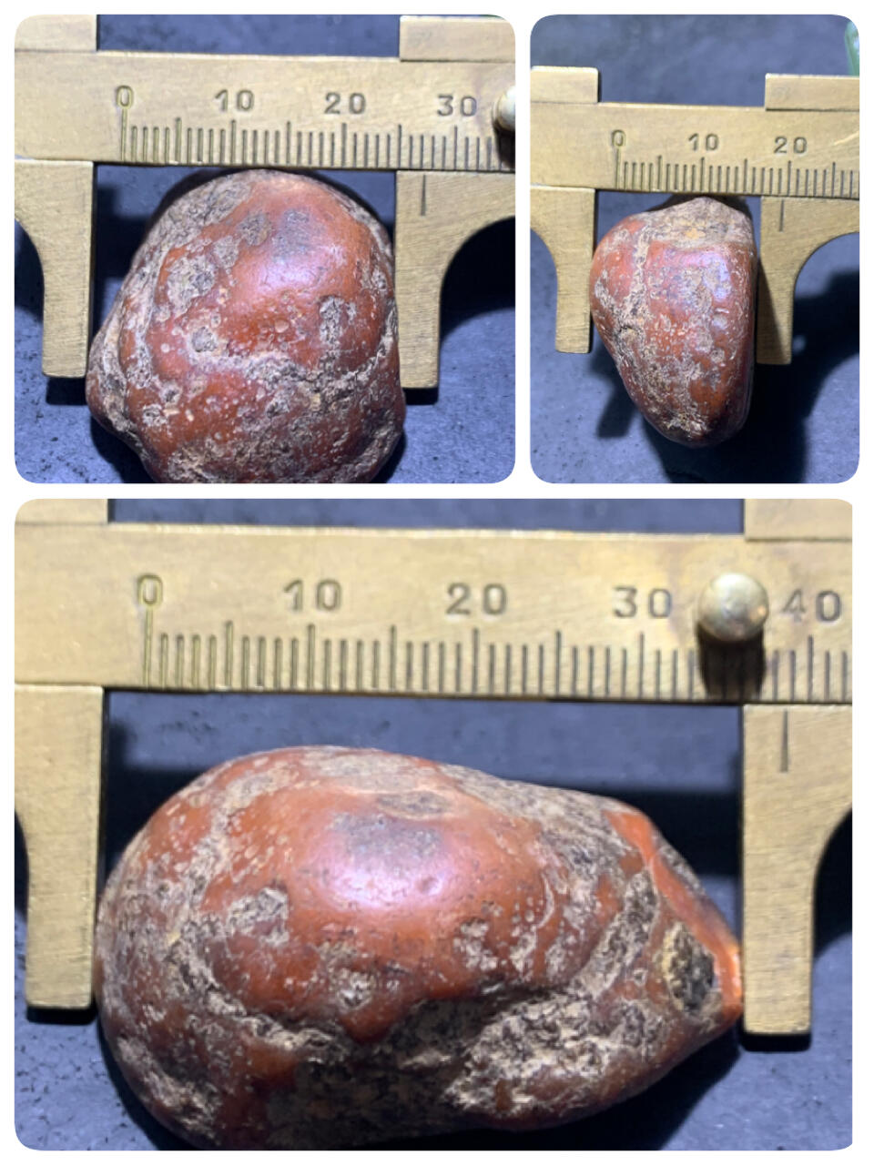 精美红皮原皮开窗料南红玛瑙原石一颗