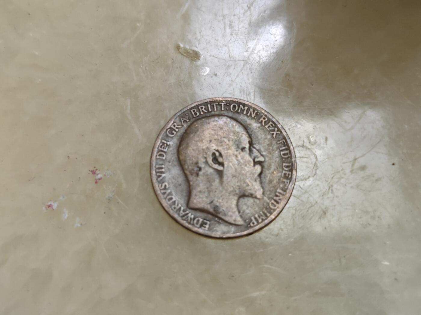 小小杂货铺第二期，银币 杂货（可寄存，满50包邮） 英国1908年一便士铜币