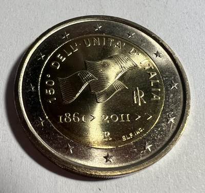 S&S Numismatic世界钱币-拍卖 第90期  - 意大利2011年 共和国统一150周年 2欧元双色纪念币