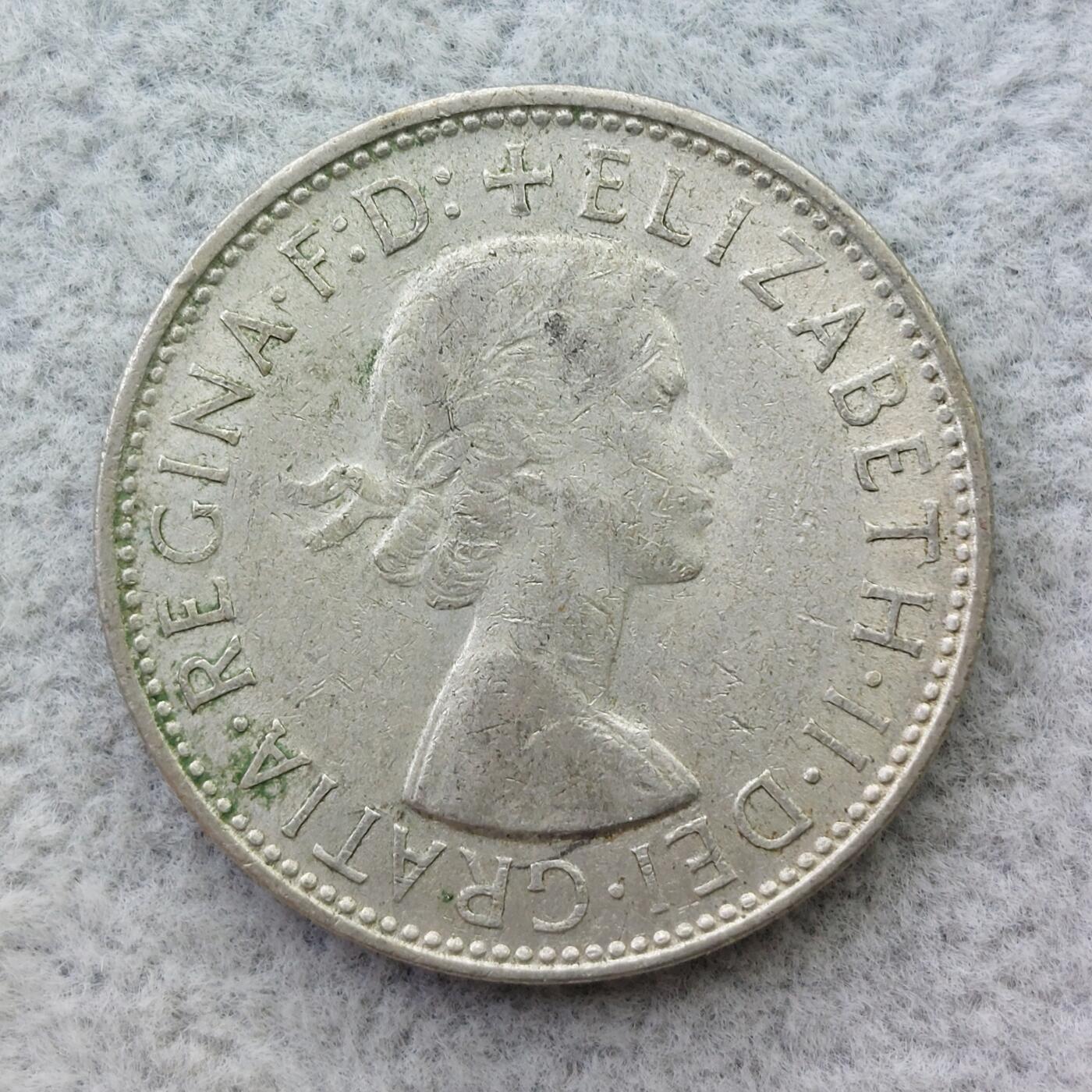澳大利亚1961年伊丽莎白二世1佛罗林（2先令）银币