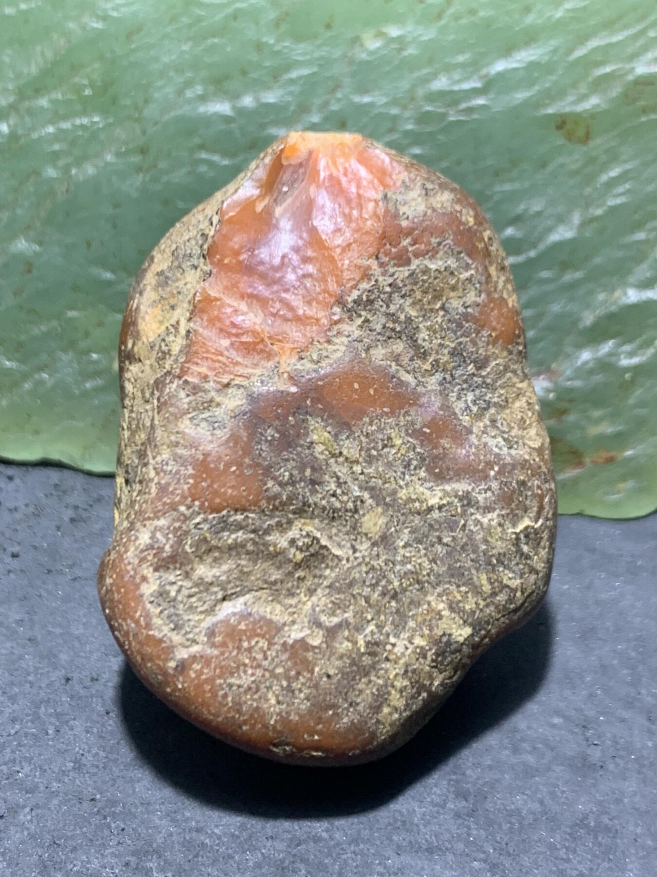 精美红皮原皮开窗料南红玛瑙原石一颗