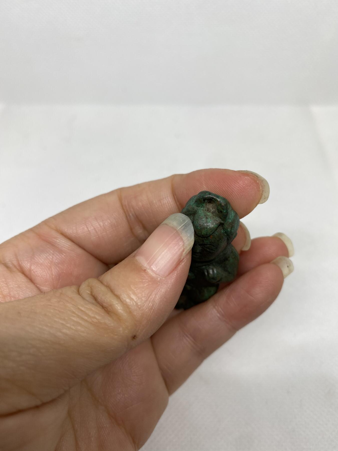 铜童子，尺寸4.7厘米，品相如图，128包快递