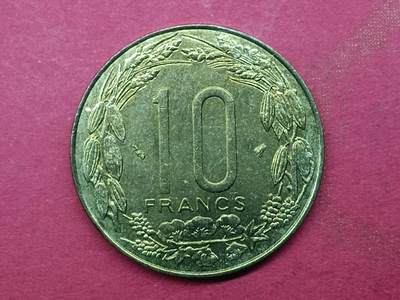 吉祥压岁钱外国硬币第二十九场 中非硬币10