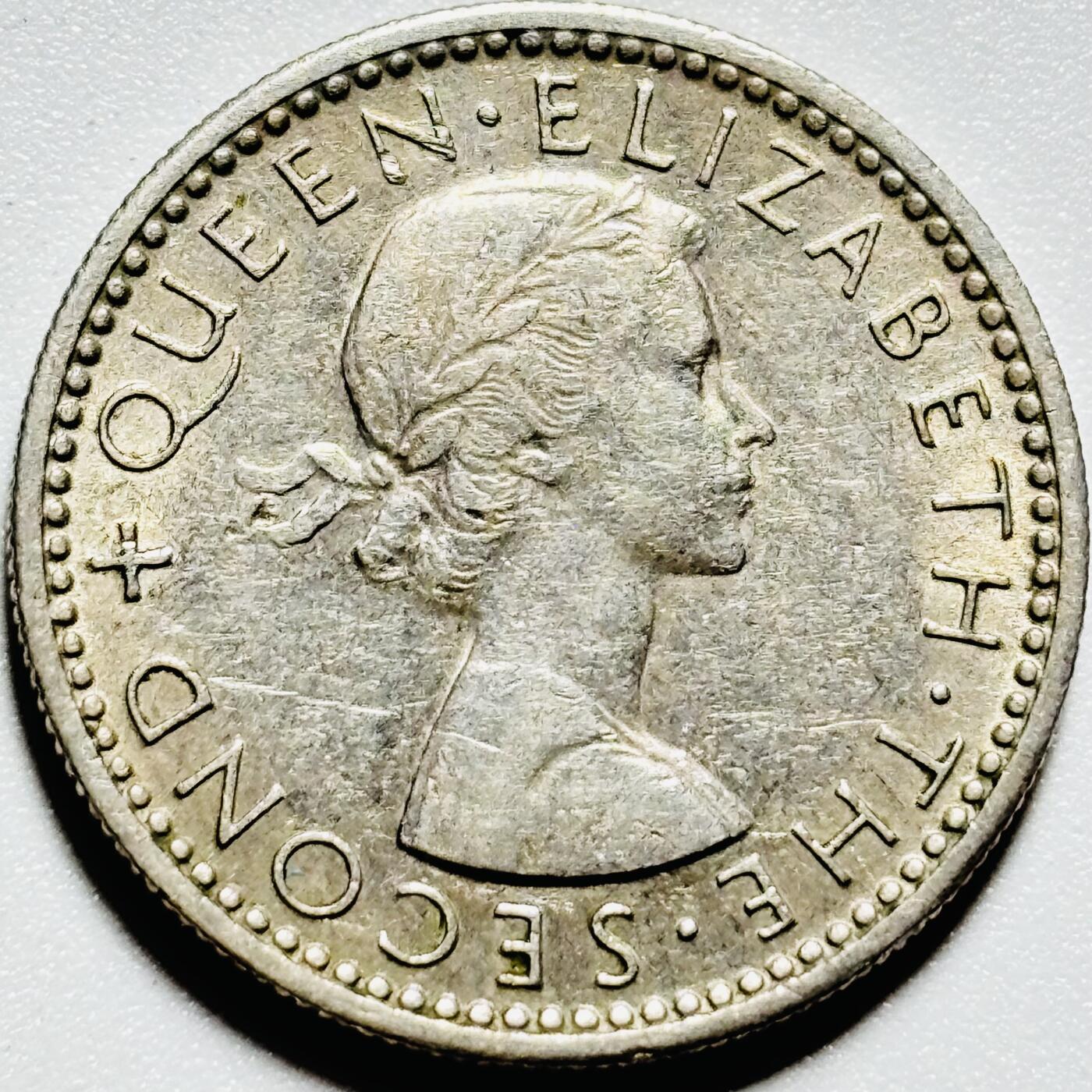 文馨钱币收藏第187 场 1965 年英属新西兰 6 便士