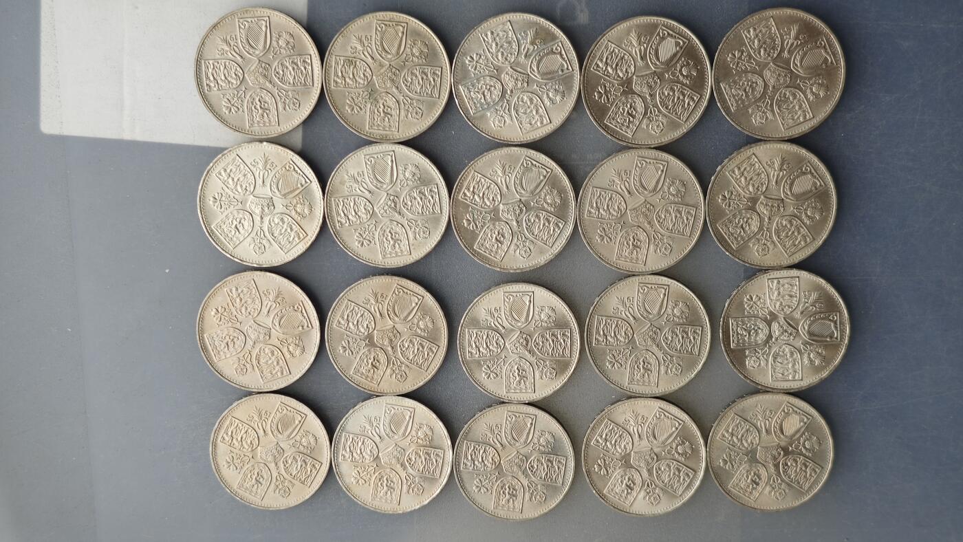 1953年伊丽莎白二世登基5先令克朗型纪念币