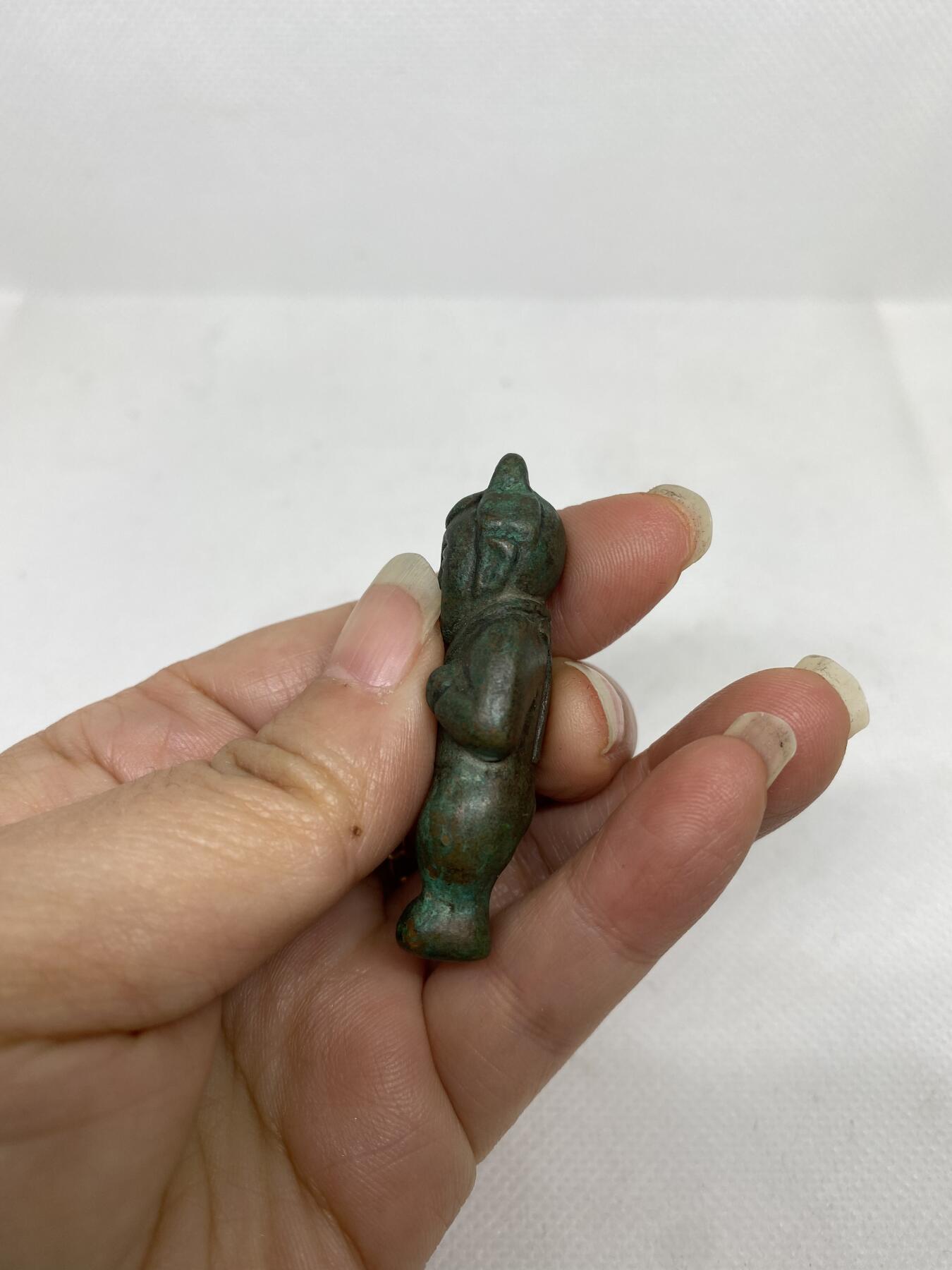 铜童子，尺寸4.7厘米，品相如图，128包快递