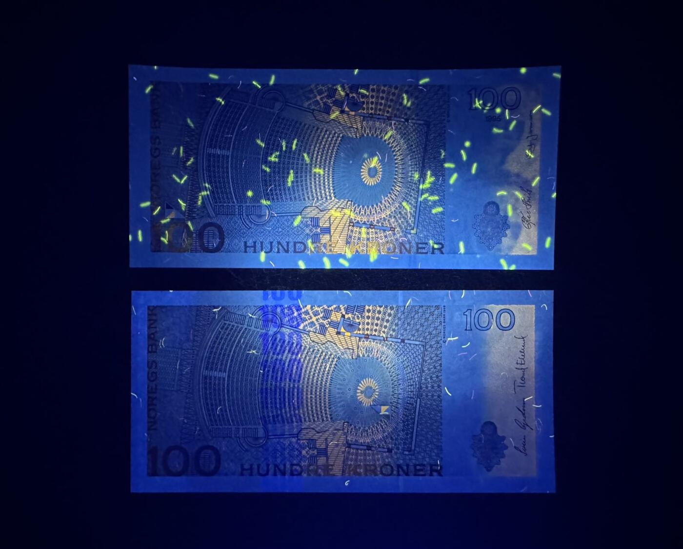 收藏联盟Quantum Auction 第393期拍卖  挪威1995年和2006年100克朗  品相全新UNC