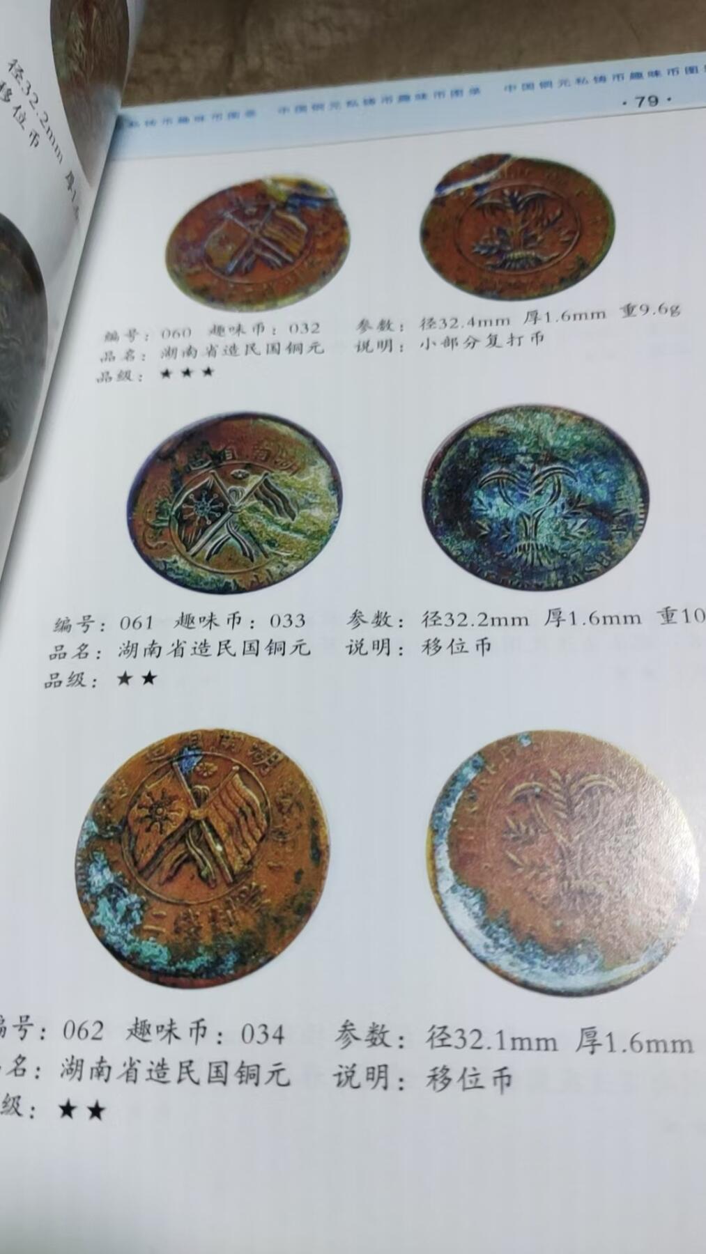 中国铜元私铸币趣味币图录（作者签名）（9品左右）